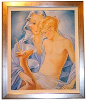 Van Caulaert Oil On Canvas