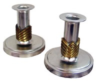 American Art Deco Vanity Fair Candlesticks by Lurelle Guild for Kensington