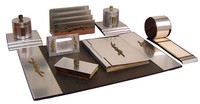 American Art Deco Waverly 8 Piece Desk Set by Lurelle Guild for Kensington