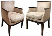 Pair Porteneuve Arm Chairs