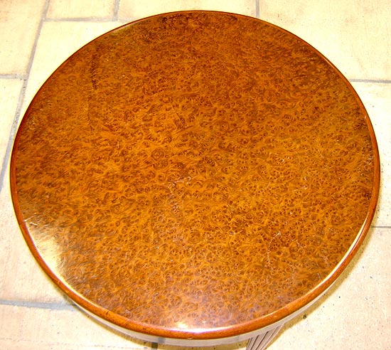 Acacia Burl Occasional Table