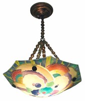 Loys Lucha Art Deco Ceiling Light
