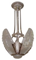 Leleu Art Deco Ceiling Light