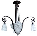 Degue Three Shade Chandelier