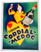 Liquor-Medoc Art Deco Poster