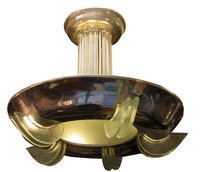 French Art Deco Modernist Chandelier