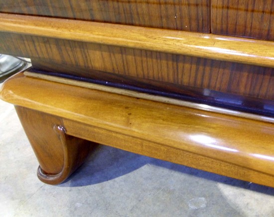 French Art Deco Brazilian Rosewood Sideboard Buffet