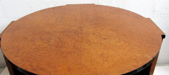 French Art Deco Burlwood Coffee or Center Table