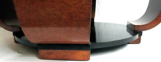French Art Deco Burlwood Coffee or Center Table