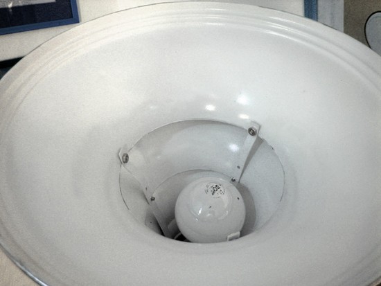 American Art Deco Aluminum Triple Cone Torchiere