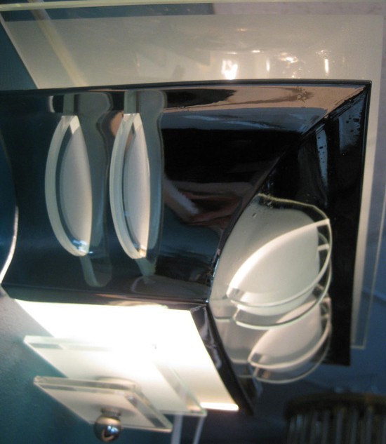 Three Atelier Petito French Art Deco Modernist Sconces