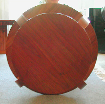 Blond Four-support Table