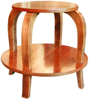 Blond Four-support Table