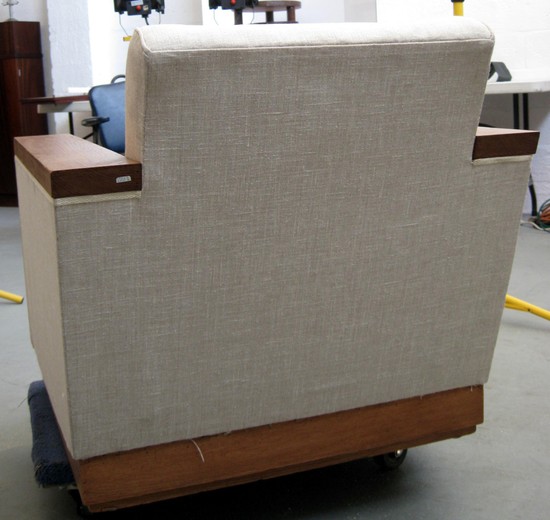 Pair of French Art Deco Club Chairs in Style of Dominique