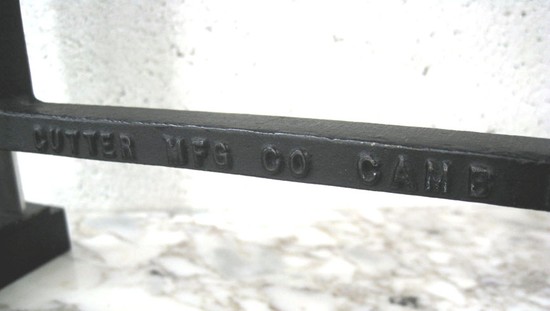 American Art Deco Skyscraper Andirons