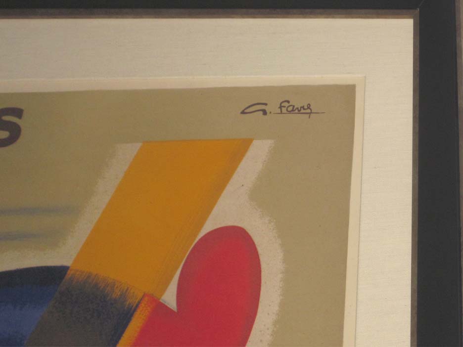 French Art Deco CYCLES DILECTA Poster by Georges Favre