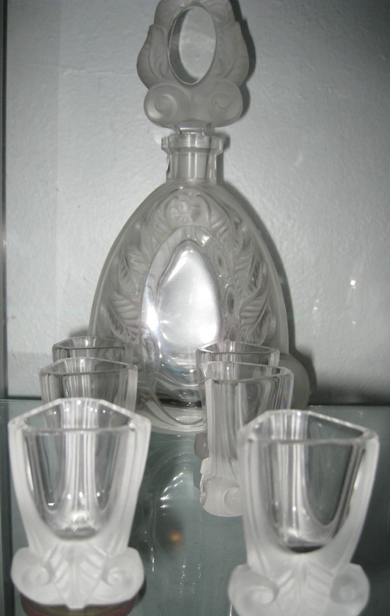 French Art Deco Decanter Set