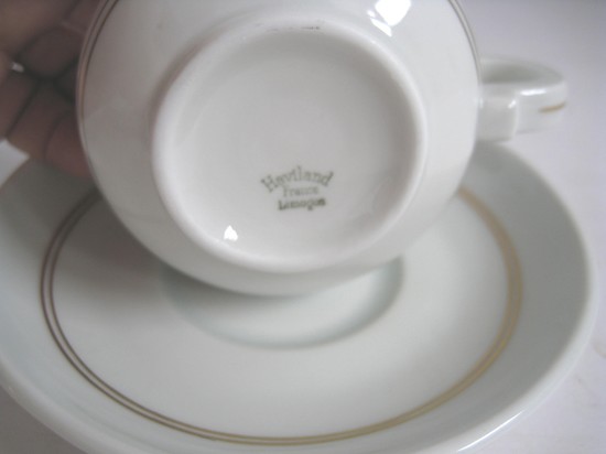 Jean Luce French Art Deco Dermitasse Cup and Saucer for the Steamship Normandie