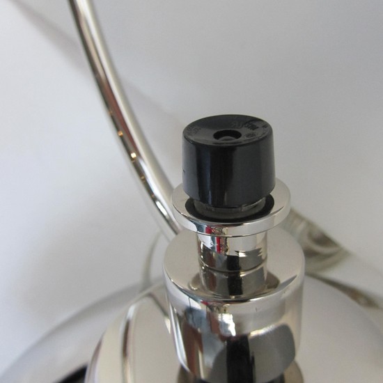 A Large Markel American Art Deco Double Shade Lamp