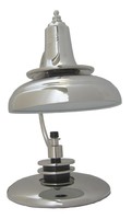 A Large Markel American Art Deco Double Shade Lamp