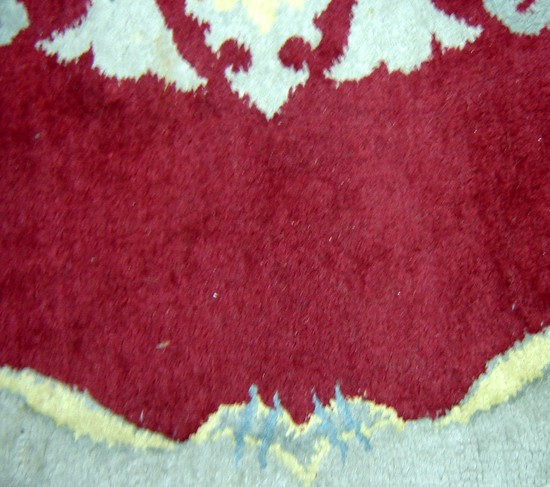 French Art Deco Round Carpet in the Style of Paule Leleu