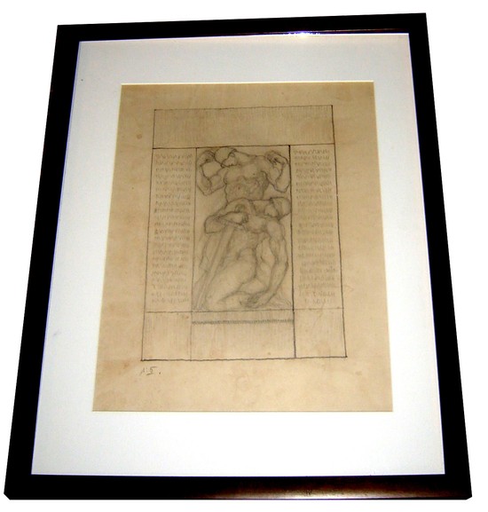 Austrian Art Deco Heroic Drawing by Heinrich-Karl Scholz