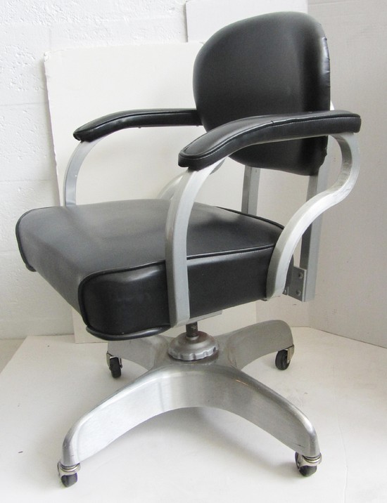 American Art Deco Industrial Executive Desk Chair