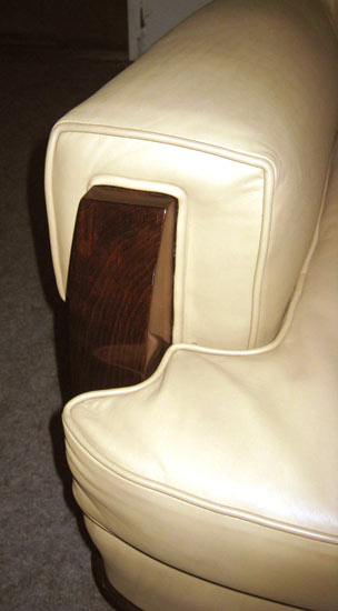 Jules Leleu French Art Deco Sofa & Two Armchairs