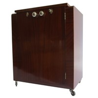 French Art Deco Rolling Bar