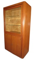French Art Deco Walnut Vitrine