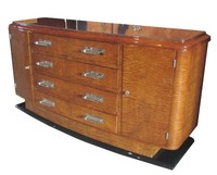 French Art Deco Rosewood Sideboard Buffet