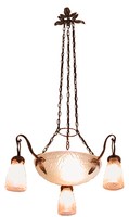 Geometric Chain Chandelier