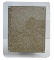 American Art Deco Glass Picture Frame