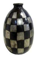 French Art Deco Dinanderie Vase by Fernand Grange