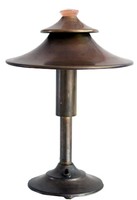 WALTER VON NESSEN AMERICAN ART DECO BRASS TABLE LAMP