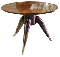 French Art Deco Rosewood Gueridon