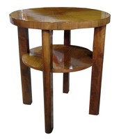Tall French Art Deco Rosewood Two Level Occasional Table