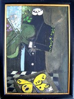 Henry Faulkner Oil on Canvas Painting