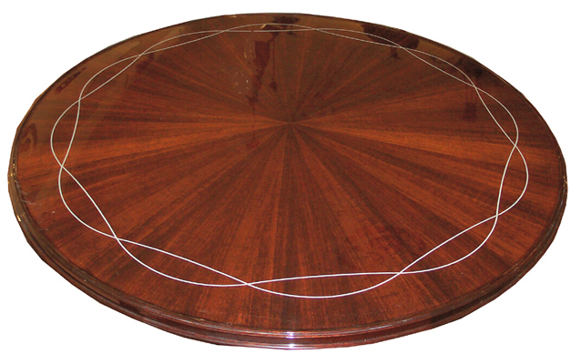 Round Table With Ivory Inlay