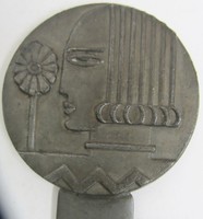 Swedish Art Deco Pewter Letter Opener Designed by Silvia Stave