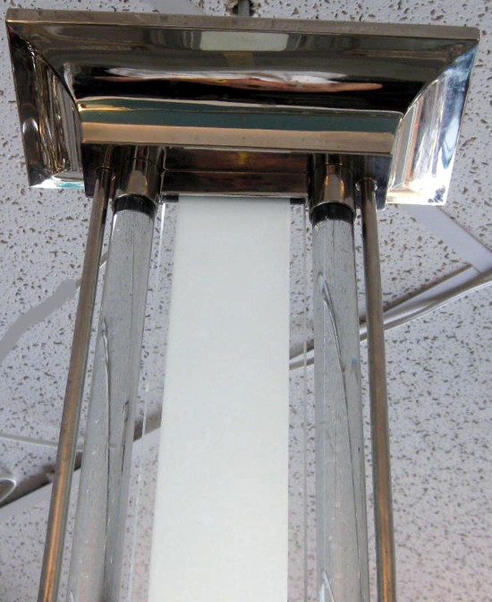 Atelier Petitot French Art Deco Modernist Chandelier