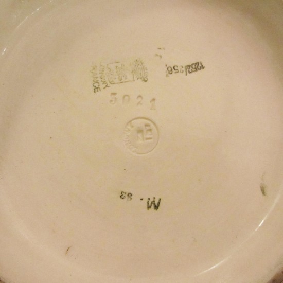 Longwy French Art Deco Ceramic Bowl