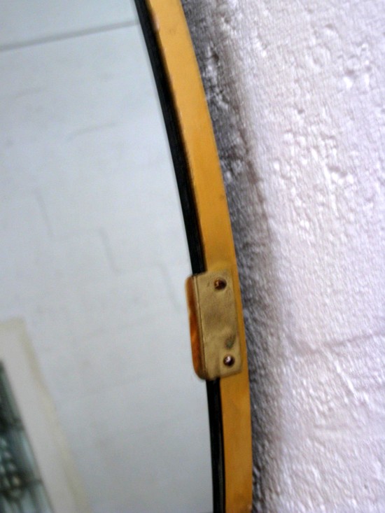 American Art Deco Blond Mahogany Dresser and Mirror