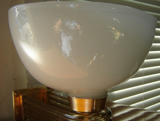 Italian Art Deco Murano Wall Sconce by Carlo Scarpa