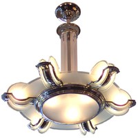 Twelve Disk Chandelier