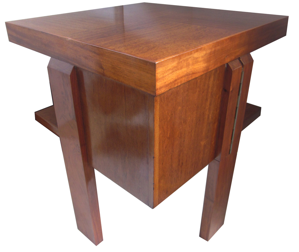 French Art Deco Mahogany Occasional Table