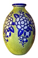 Boch Freres Belgian Art Deco Ceramic Vase