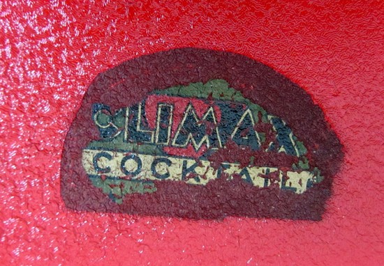 Rare American Art Deco Red CLIMAX Cocktail Smoker