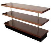 GILBERT ROHDE American Art Deco East Indian Laurel Bookshelf