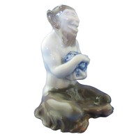 Ferdinand Liebermann Porcelain Rosenthal Faun Holding Grapes Figurine